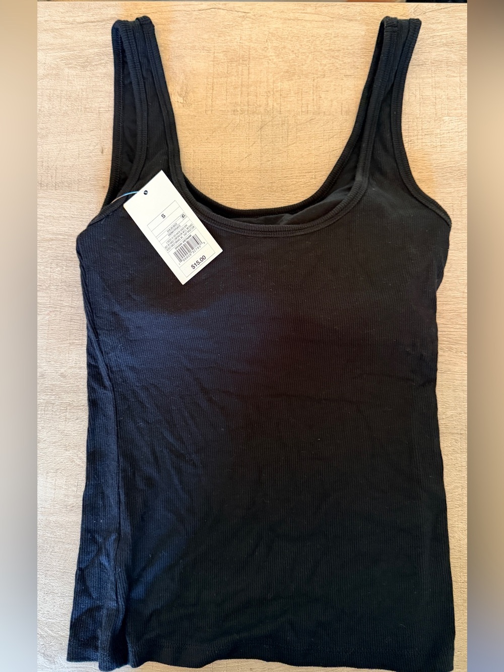 Women’s padded bra tank top a new day, padded shelf rib tank NWT SIZE SMALL
